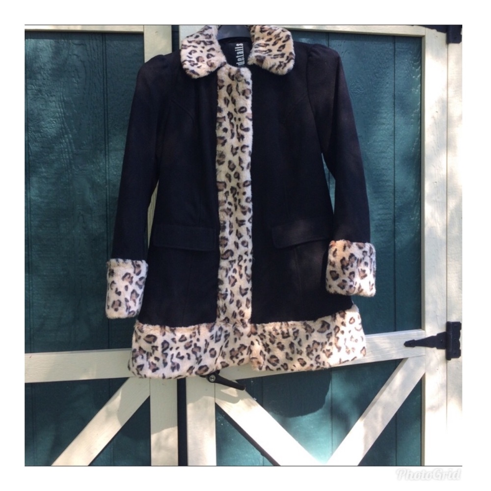 Black pea-coat